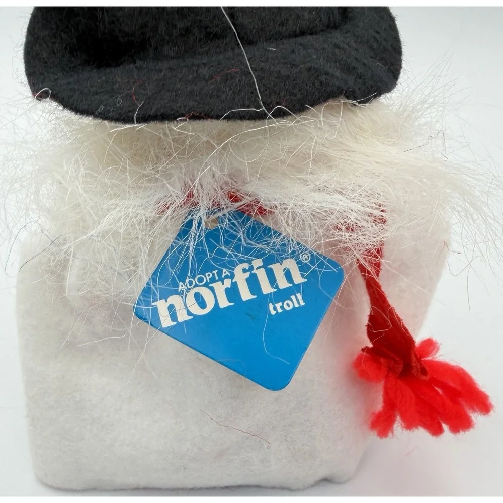 Vintage Norfin Troll Frostbite Snowflake Snowman Dolls 5433 50516 Tags Lot Of 3